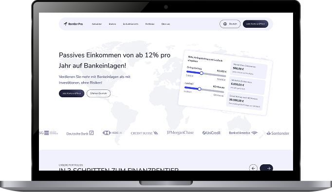 Before: Rentiers Platform Redesign