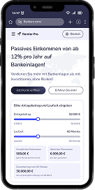 Before: Mobile view of Rentiers Platform Redesign