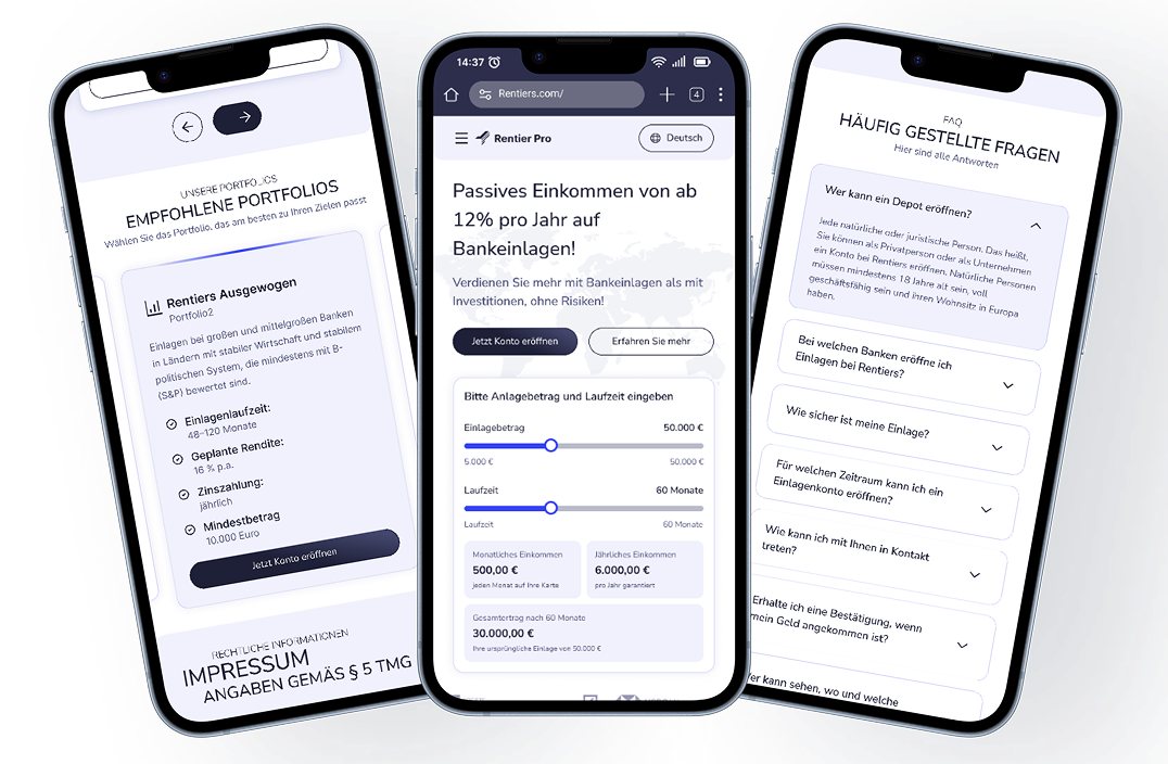 Mobile redesign showcase